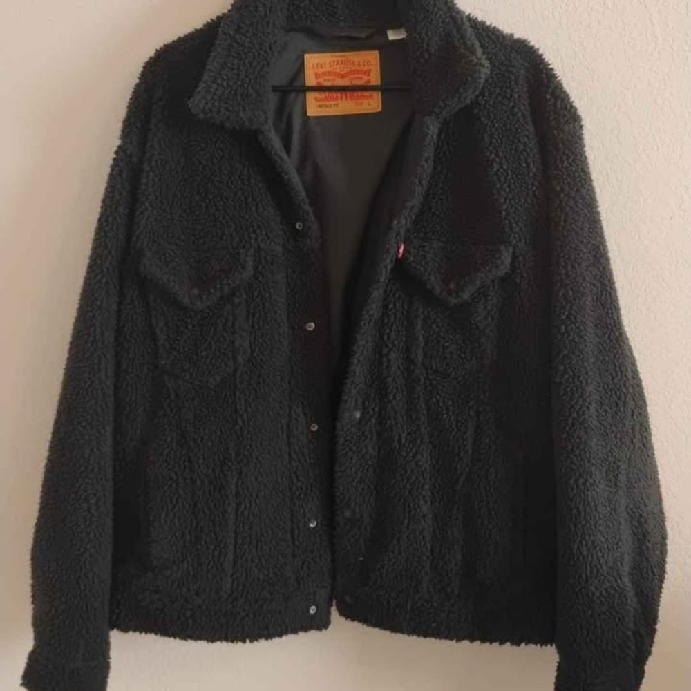 Levi's Black Fleece Shirt Jacket